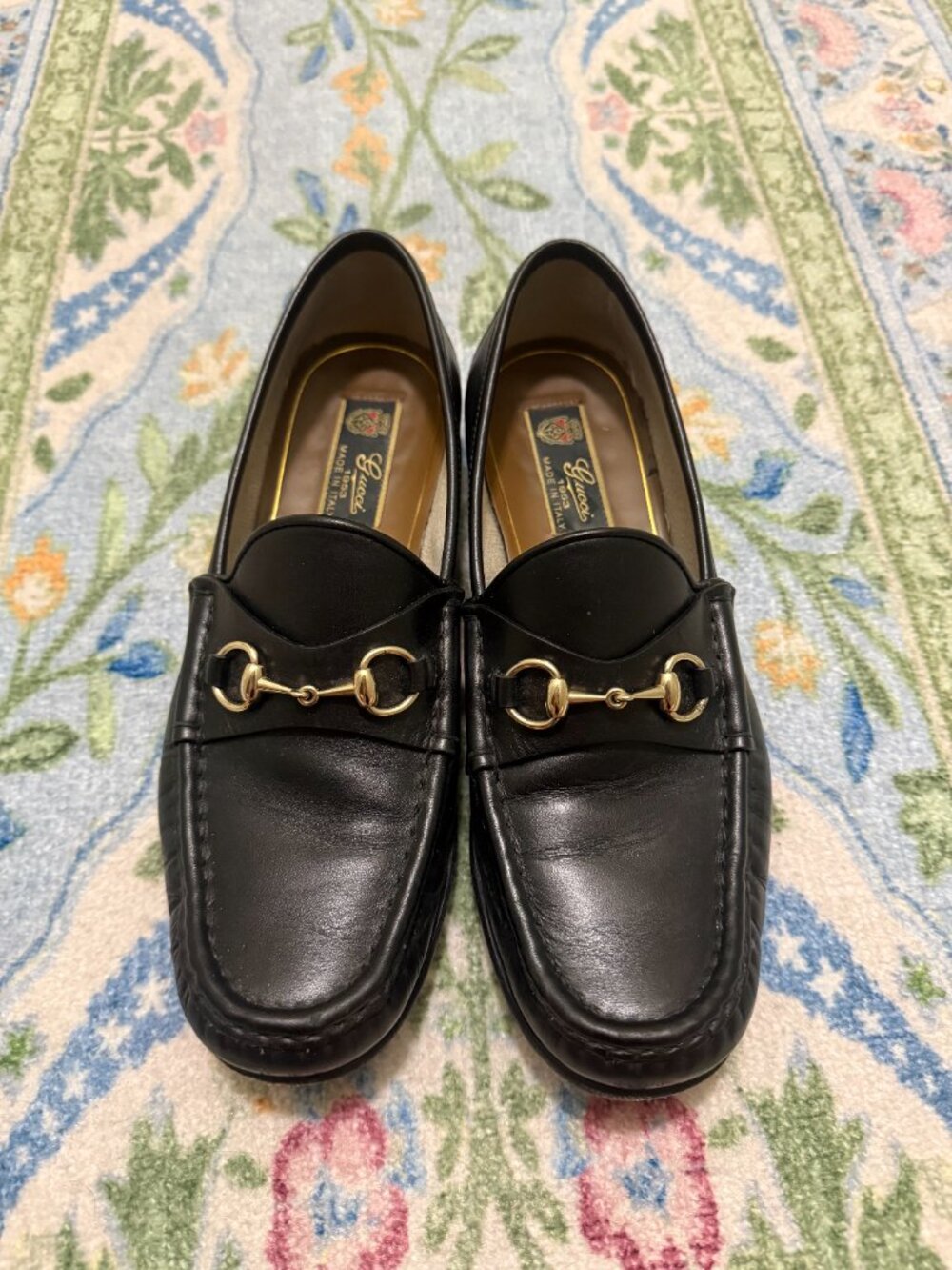 Gucci Horsebit Accent Leather Loafers - Picture 3 of 10